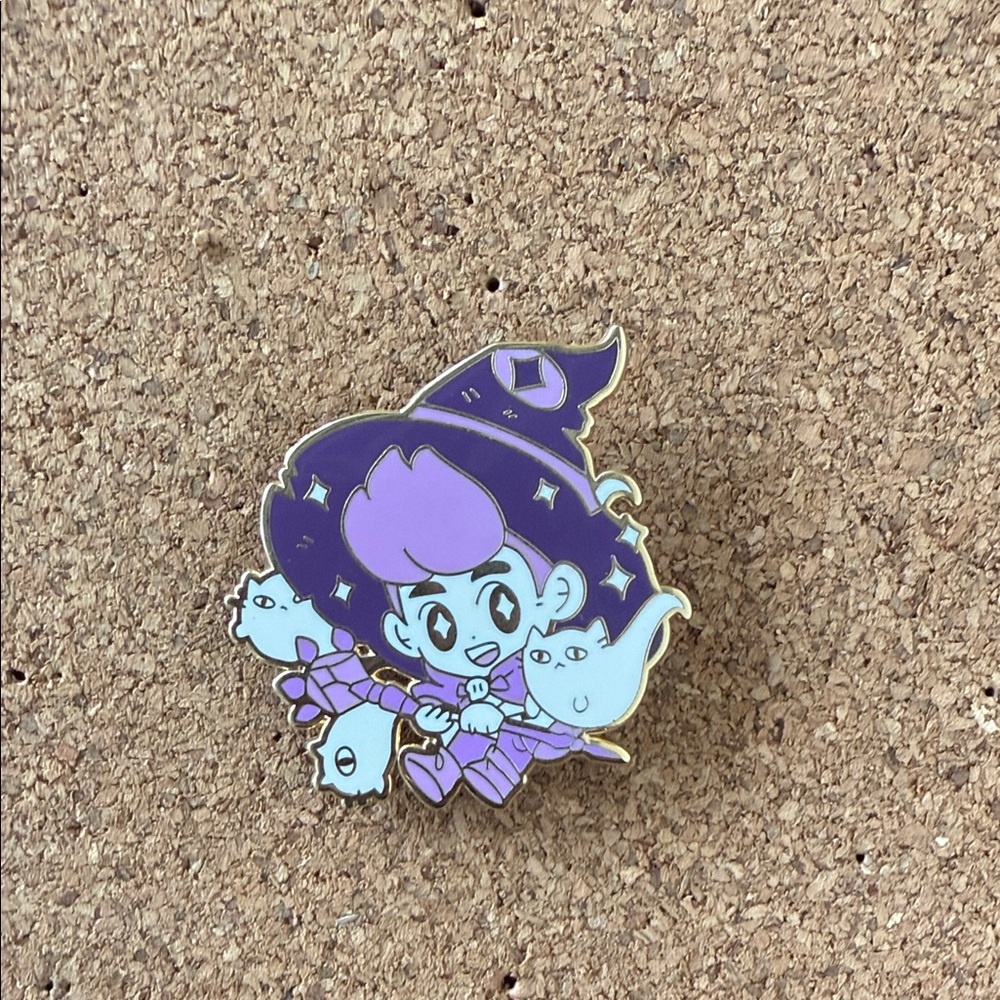 Cute Chibi Character Enamel Pin